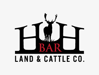 HbarH   Land and Cattle Co. logo design by bluespix