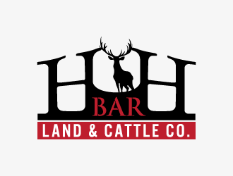 HbarH   Land and Cattle Co. logo design by bluespix