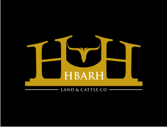 HbarH   Land and Cattle Co. logo design by ndndn