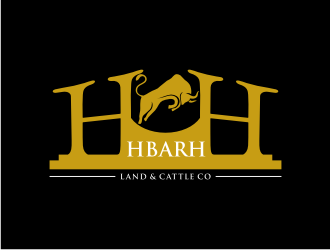 HbarH   Land and Cattle Co. logo design by ndndn