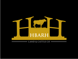 HbarH   Land and Cattle Co. logo design by ndndn