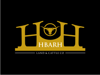 HbarH   Land and Cattle Co. logo design by ndndn
