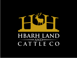 HbarH   Land and Cattle Co. logo design by ndndn