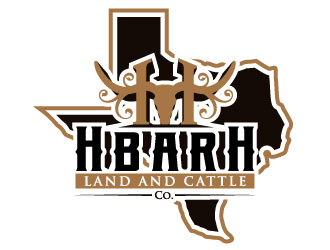 HbarH   Land and Cattle Co. logo design by iamjason
