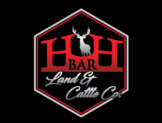 HbarH   Land and Cattle Co. logo design by bluespix