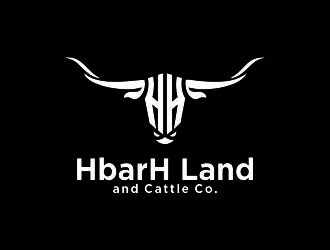 HbarH   Land and Cattle Co. logo design by indomie_goreng
