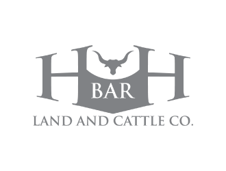 HbarH   Land and Cattle Co. logo design by nona