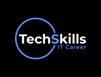 TechSkills IT Career logo design by berkahnenen