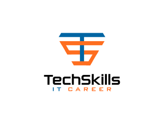 TechSkills IT Career logo design by pionsign
