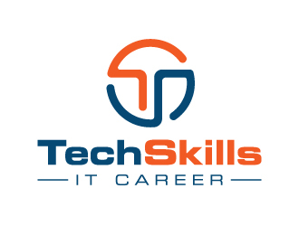 TechSkills IT Career logo design by akilis13