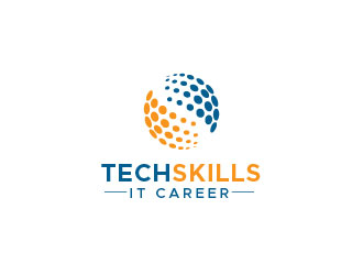 TechSkills IT Career logo design by usef44