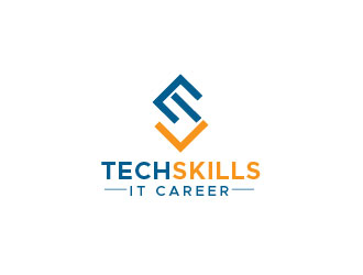 TechSkills IT Career logo design by usef44