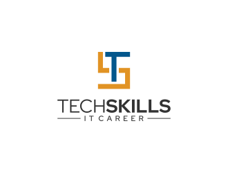 TechSkills IT Career logo design by ubai popi