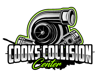 Cooks Collision Center logo design by ElonStark