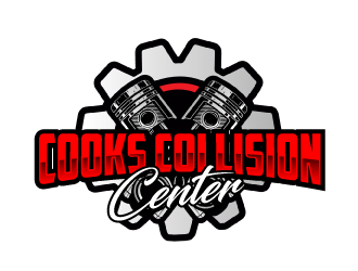 Cooks Collision Center logo design by ElonStark