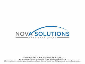 Nova Solutions Management Group logo design by bebekkwek
