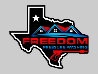 Freedom Pressure Washing logo design by cintoko