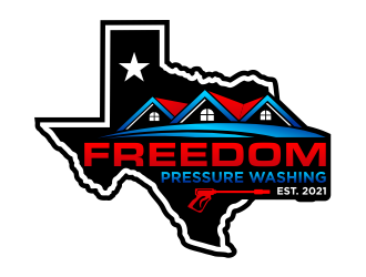 Freedom Pressure Washing logo design by cintoko
