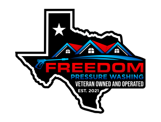 Freedom Pressure Washing logo design by cintoko