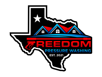 Freedom Pressure Washing logo design by cintoko