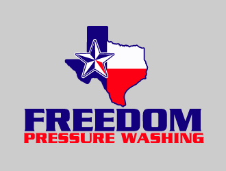 Freedom Pressure Washing logo design by ElonStark
