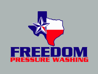 Freedom Pressure Washing logo design by ElonStark