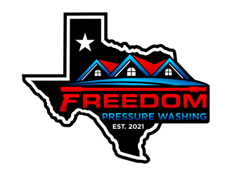 Freedom Pressure Washing logo design by cintoko