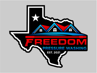 Freedom Pressure Washing logo design by cintoko