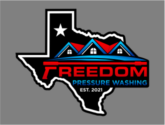 Freedom Pressure Washing logo design by cintoko