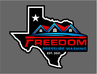 Freedom Pressure Washing logo design by cintoko