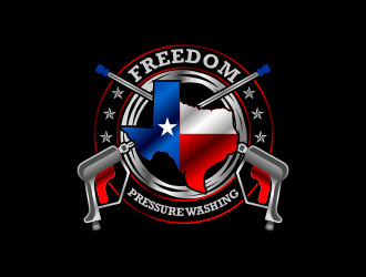 Freedom Pressure Washing logo design by Republik