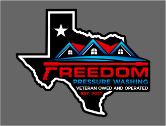 Freedom Pressure Washing logo design by cintoko