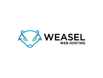 Weasel Web Hosting logo design by bigboss