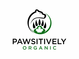 Pawsitively Organic logo design by EkoBooM
