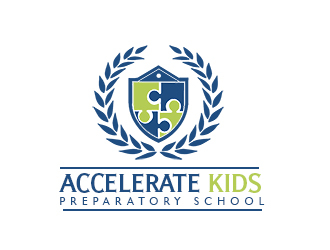 Accelerate Kids Preparatory School logo design by bougalla005