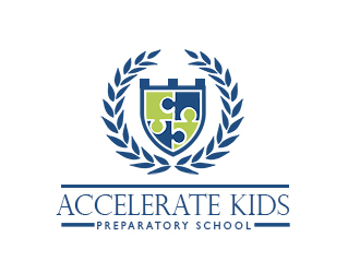 Accelerate Kids Preparatory School logo design by bougalla005