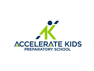 Accelerate Kids Preparatory School logo design by Foxcody