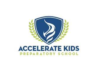 Accelerate Kids Preparatory School logo design by fawadyk