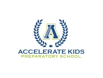 Accelerate Kids Preparatory School logo design by fawadyk