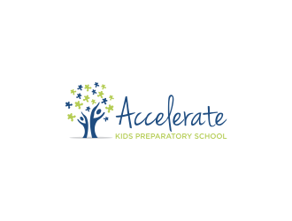 Accelerate Kids Preparatory School logo design by luckyprasetyo