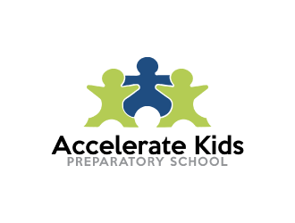 Accelerate Kids Preparatory School logo design by nona