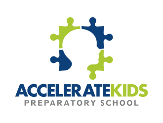 Accelerate Kids Preparatory School logo design by Panara