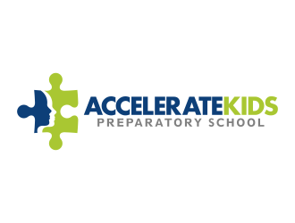 Accelerate Kids Preparatory School logo design by Panara