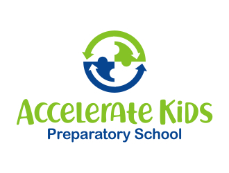 Accelerate Kids Preparatory School logo design by cikiyunn