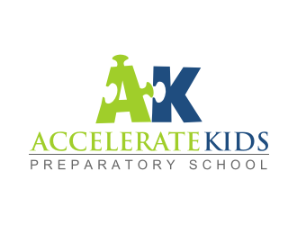 Accelerate Kids Preparatory School logo design by coco