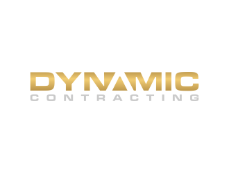 Dynamic Contracting logo design by BlessedArt