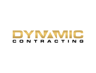 Dynamic Contracting logo design by BlessedArt