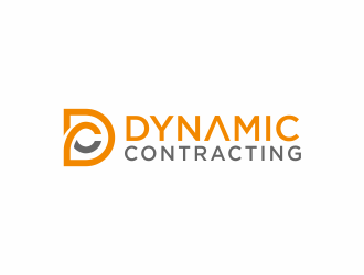 Dynamic Contracting logo design by y7ce