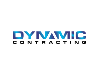 Dynamic Contracting logo design by BlessedArt