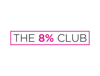 tHE 8% CLUB logo design by p0peye